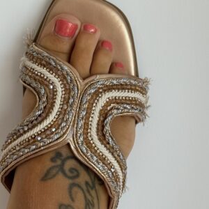 SANDALIAS BRILLOS