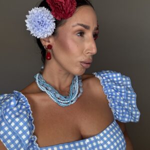 COLLAR CELESTE