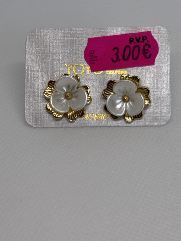 PENDIENTES FLOR