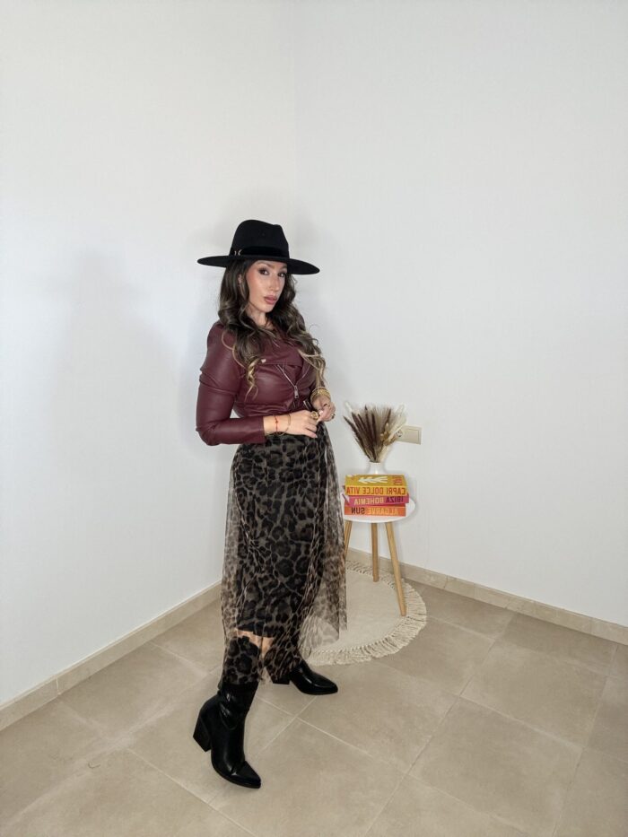 FALDA TUL ANIMAL PRINT - Imagen 3