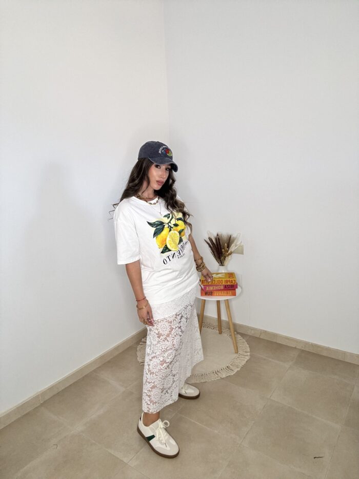 FALDA DE ENCAJE BLANCA - Imagen 3