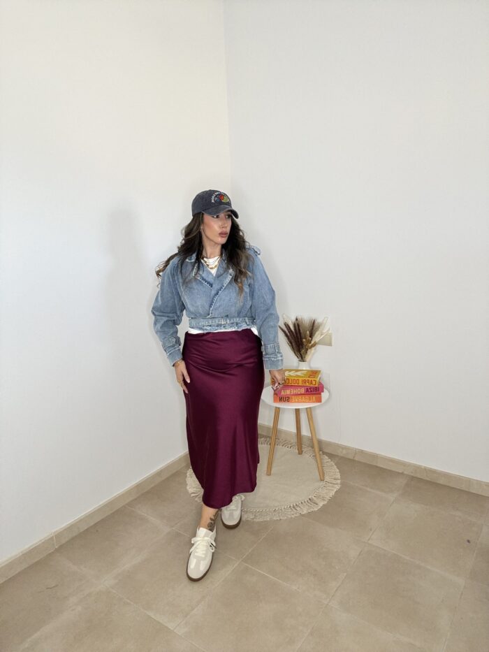 FALDA SATINADA ZARA - Imagen 4