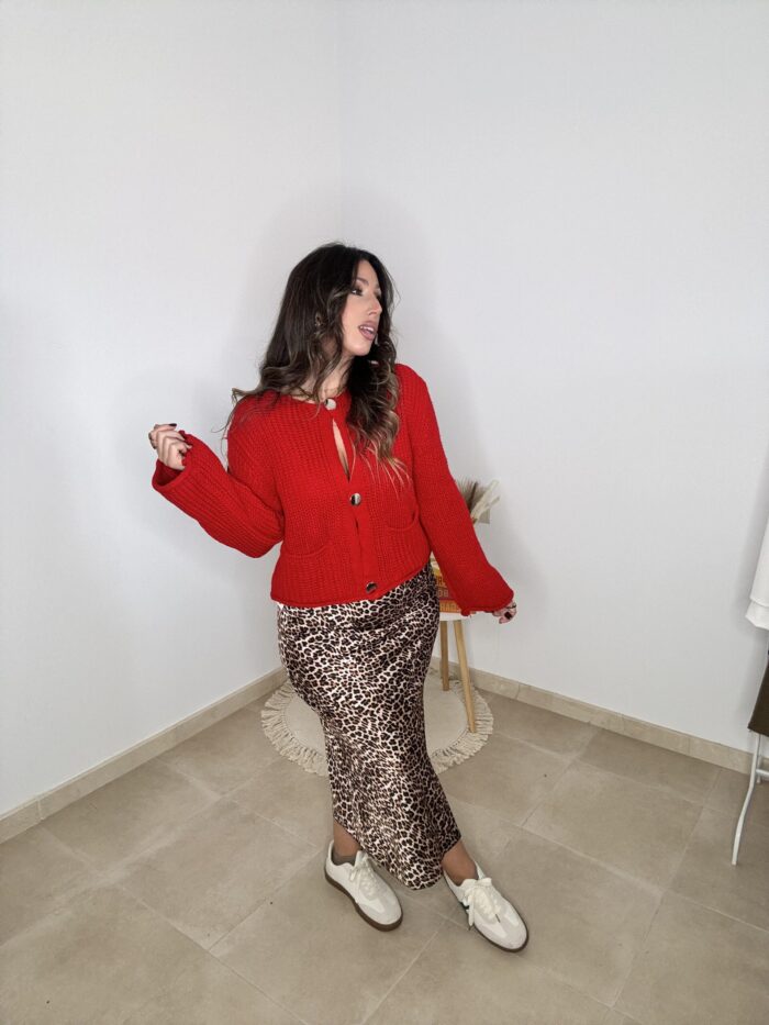 FALDA SATÉN ANIMAL PRINT CLASIC - Imagen 5
