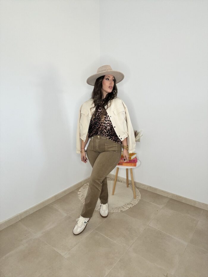 JEANS CAQUI STRAIGHT - Imagen 5