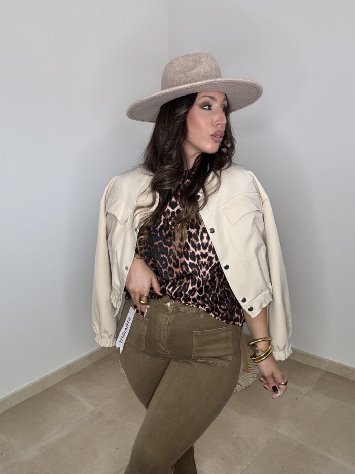 JEANS CAQUI STRAIGHT - Imagen 4