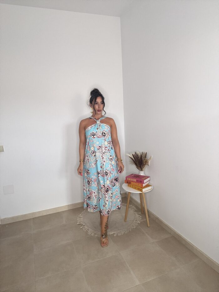 VESTIDO AGUA MARINA - Imagen 3