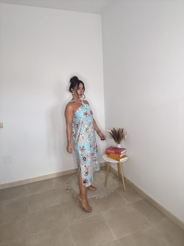 VESTIDO AGUA MARINA - Imagen 2