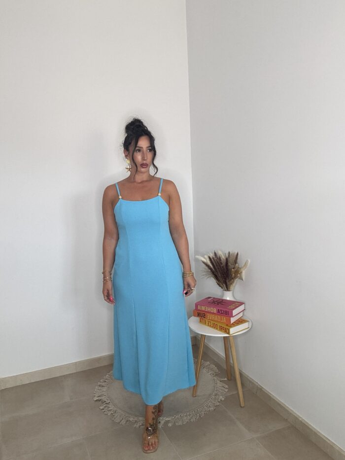 VESTIDO TURQUESA - Imagen 2