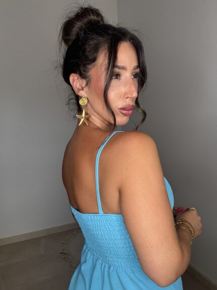 VESTIDO TURQUESA