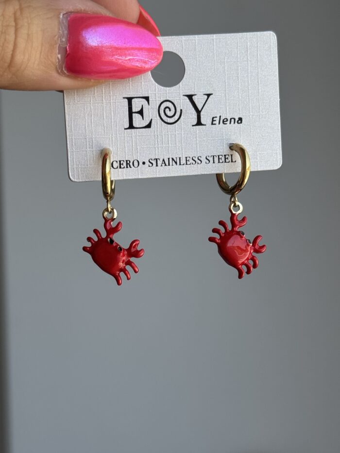 PENDIENTES CANGREJO - Imagen 2