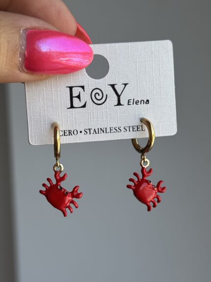 PENDIENTES CANGREJO