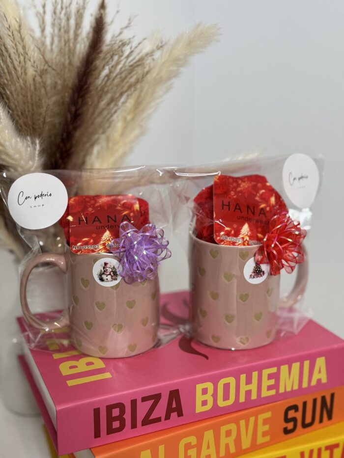 Taza braguita roja mujer