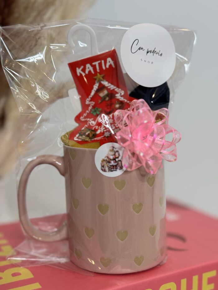 Taza calcetín mujer Navidad - Imagen 2