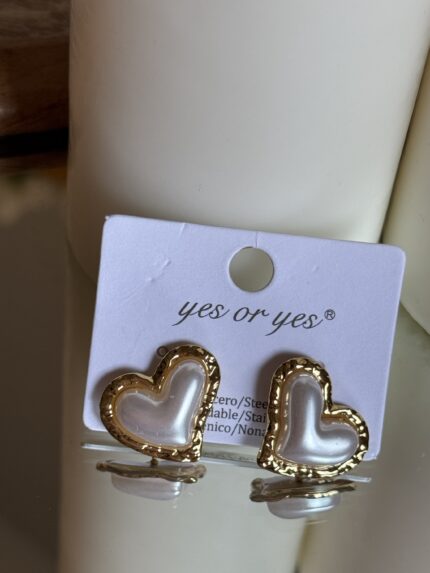 PENDIENTES CORAZONADA