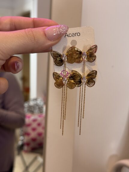 PENDIENTES MARIPOSA