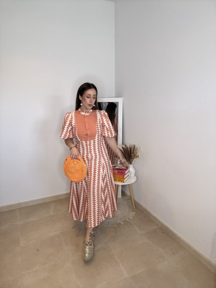VESTIDO MELOCOTÓN - Imagen 5