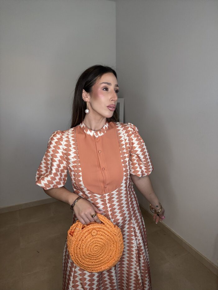 VESTIDO MELOCOTÓN - Imagen 2