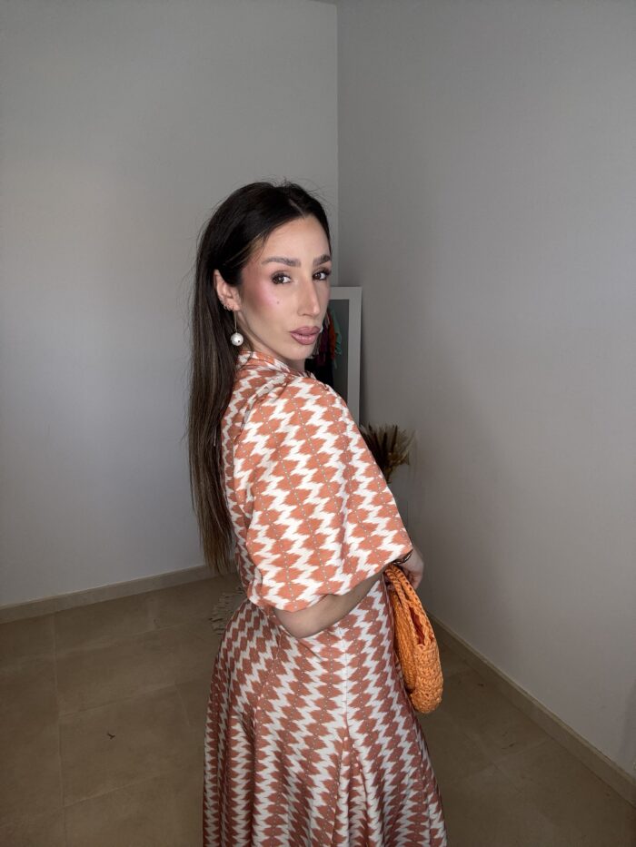 VESTIDO MELOCOTÓN - Imagen 3