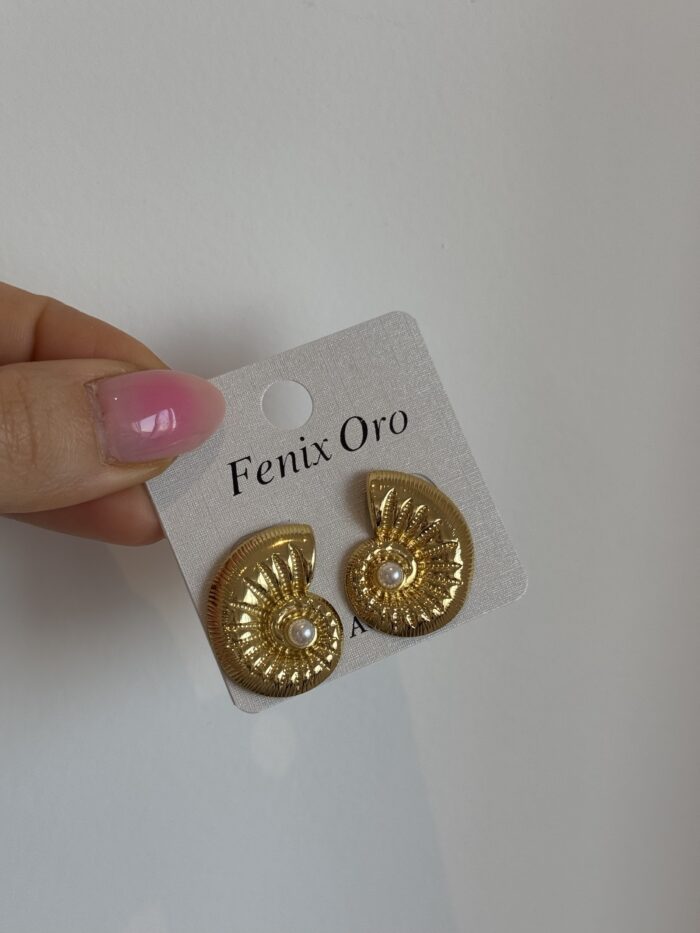 PENDIENTES CARACOLA - Imagen 2