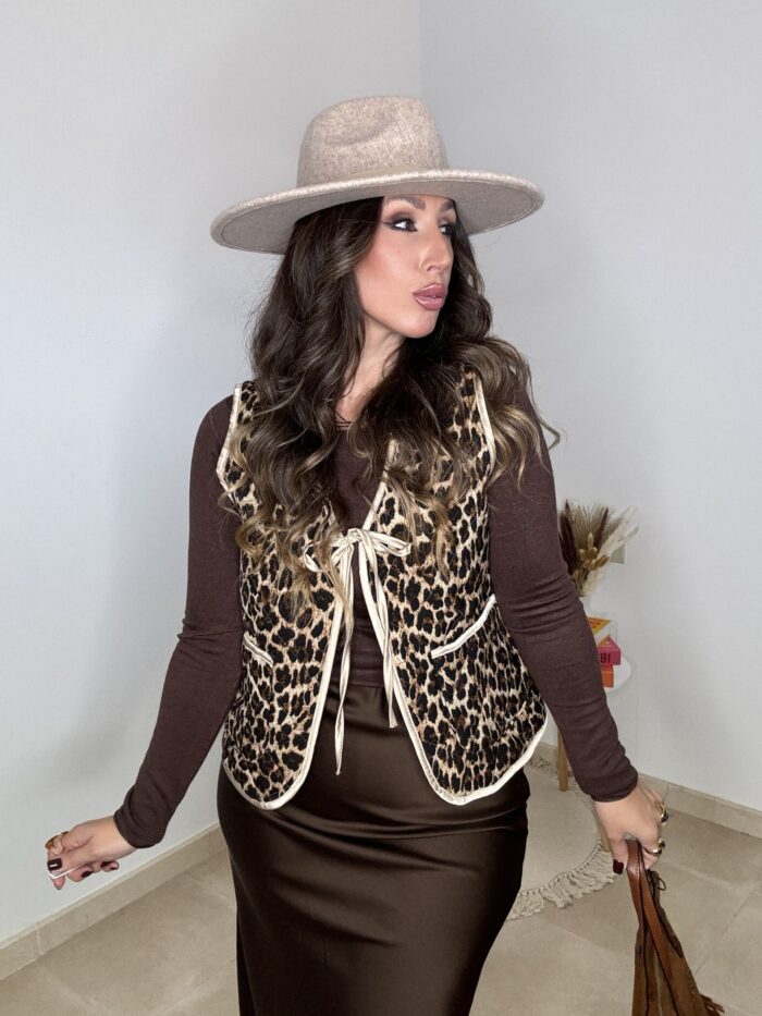 CHALECO ACOLCHADO PRINT