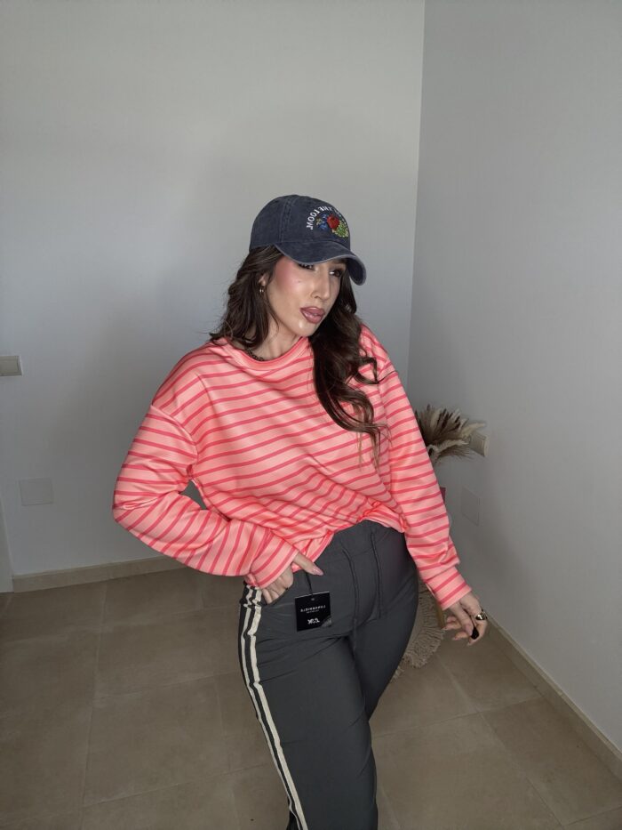 SUDADERA SALMÓN