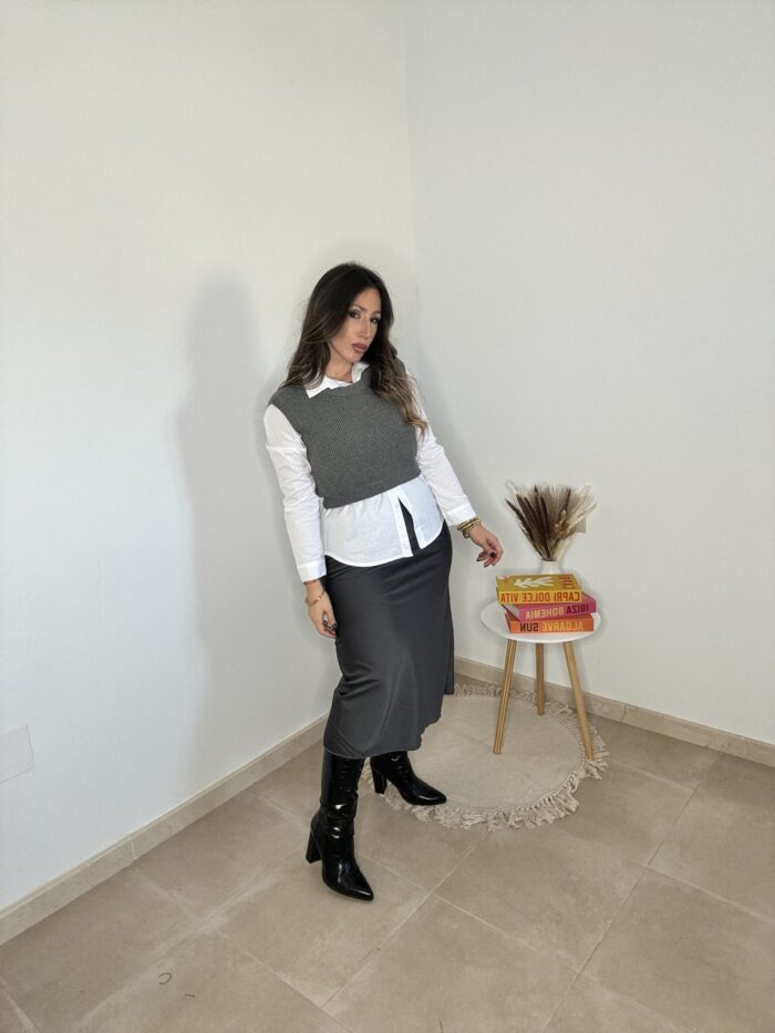 FALDA SATINADA ZARA - Imagen 3