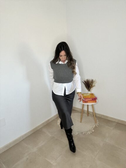 FALDA SATINADA ZARA