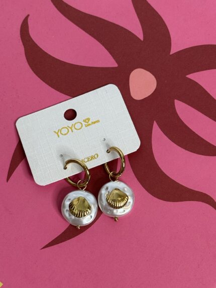 PENDIENTES CONCHA
