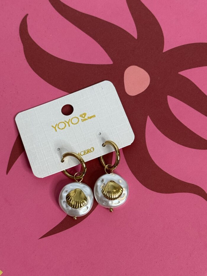 PENDIENTES CONCHA