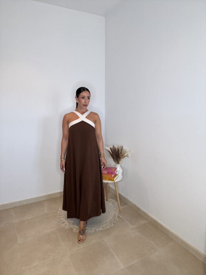 VESTIDO BICOLOR - Imagen 5