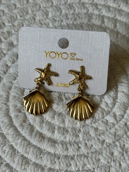 PENDIENTES CONCHA